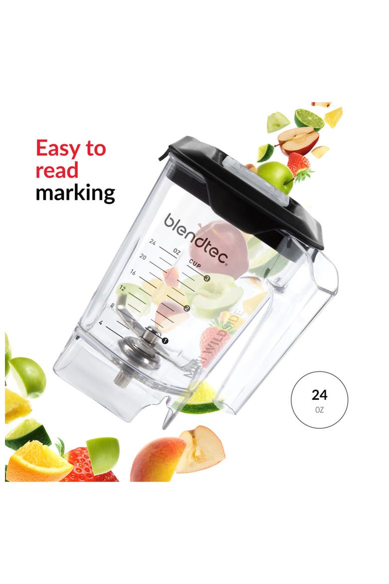 Mini WildSide Five Sided Personalized Blender Jar Vented Latching Lid, Alternate, color, Clear