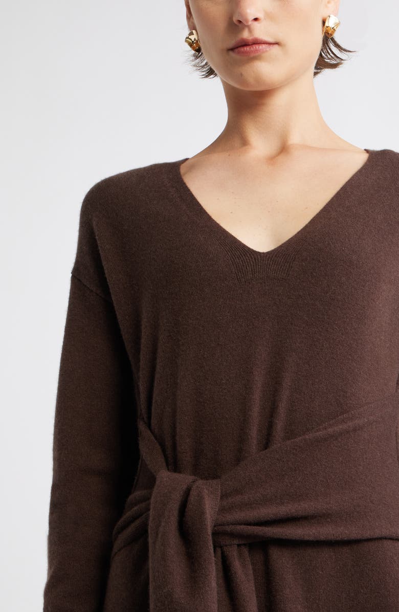 Nordstrom Long Sleeve Wool & Cashmere Blend Sweater Dress, Alternate, color, 