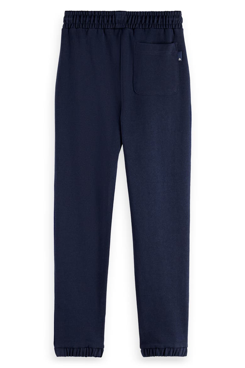 Kids' Core Logo Badge Organic Cotton Sweatpants, Alternate, color, NAVY