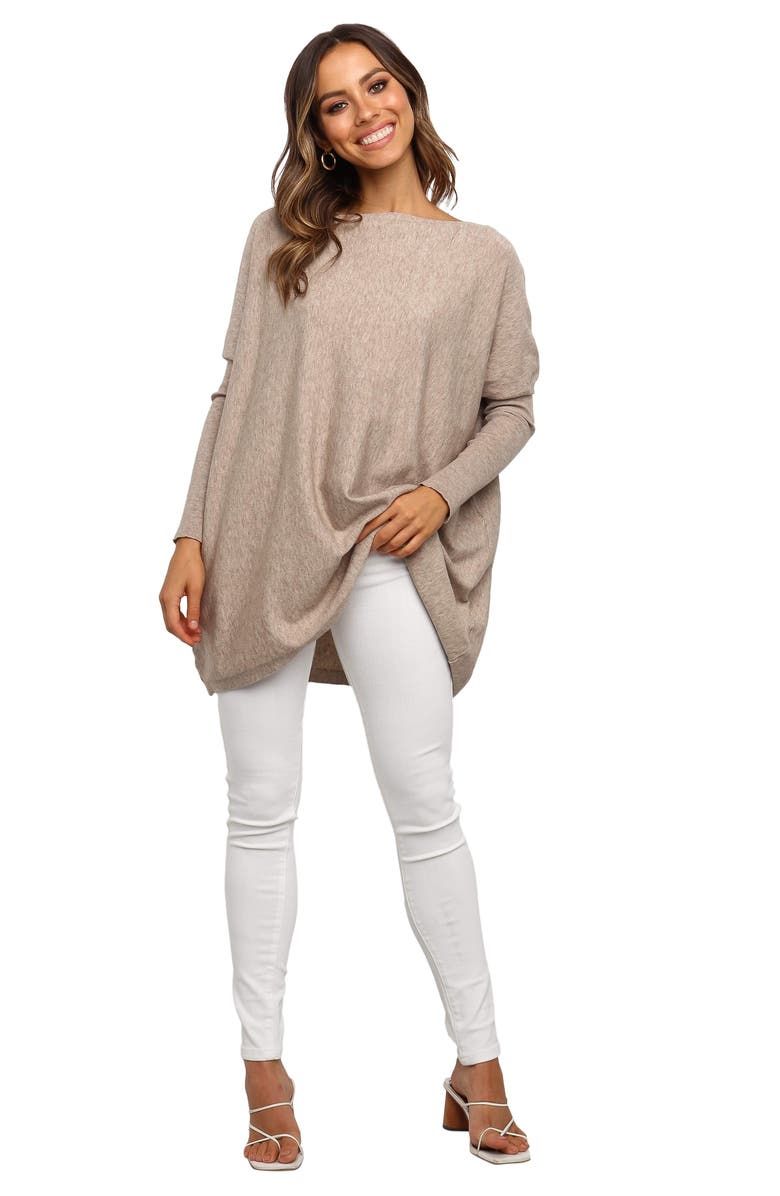 Petal & Pup Jemma Boatneck Tunic Sweater, Alternate, color, 