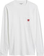 Carhartt Work In Progress Pocket Heart Long Sleeve Cotton T-Shirt