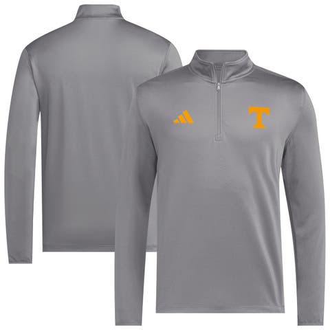 Men's adidas Gray Tennessee Volunteers 2026 Sideline Ultimate 365 Woven Quarter-Zip Pullover