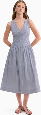 Rebecca Taylor Joselene Poplin Wrap Dress