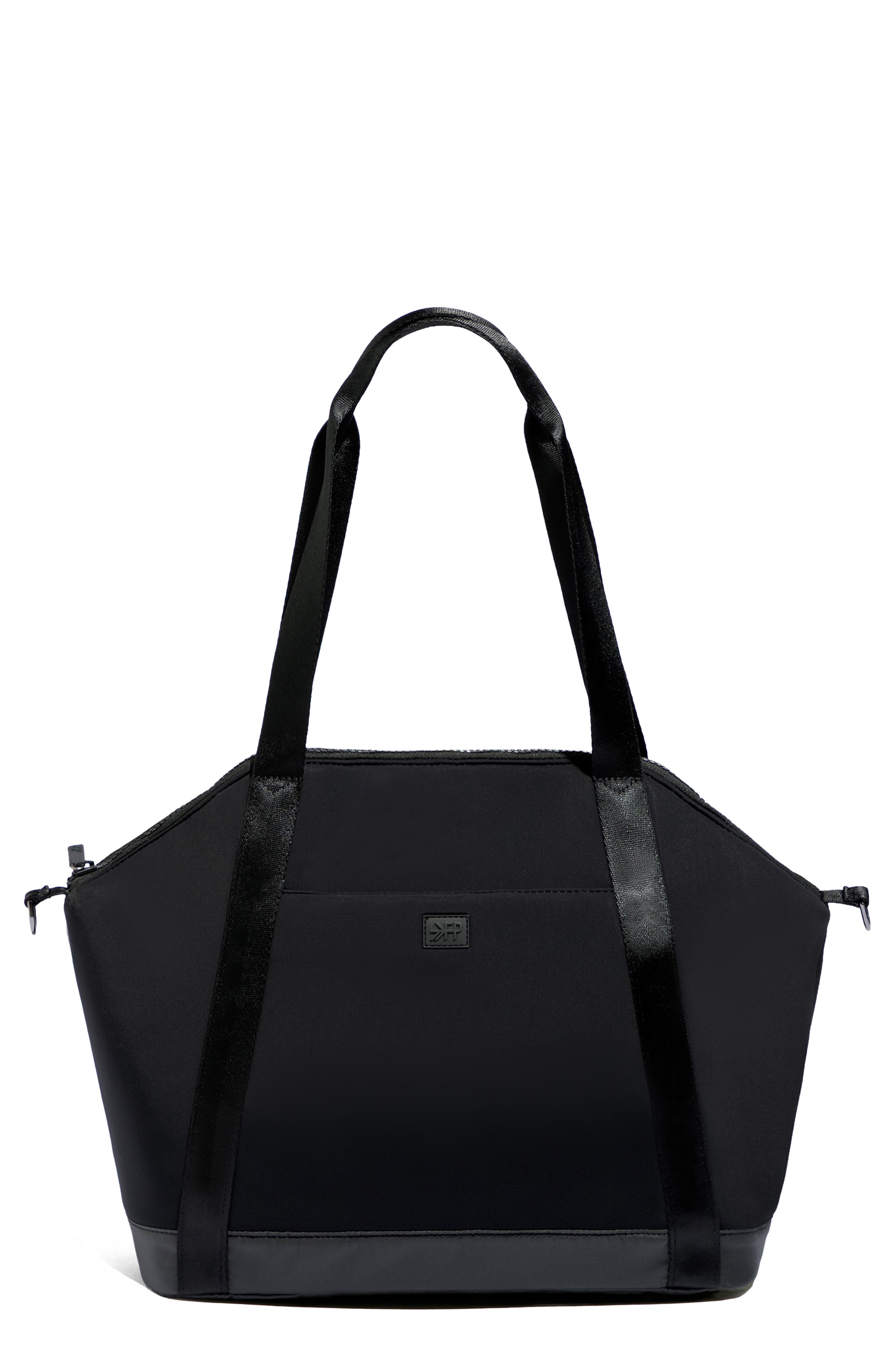 Freshly Picked Seoul Neoprene Diaper Bag Tote, Main, color, Ebony