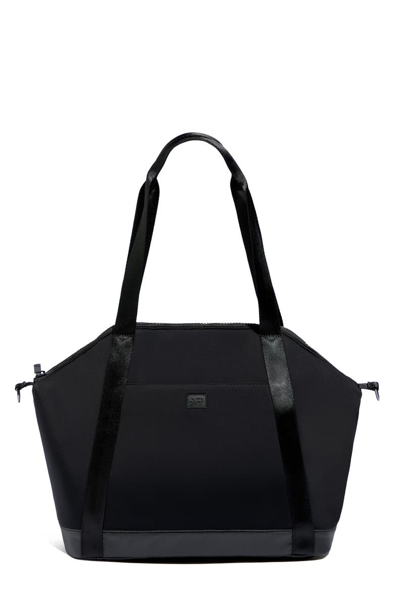 Seoul Neoprene Diaper Bag Tote, Main, color, EBONY