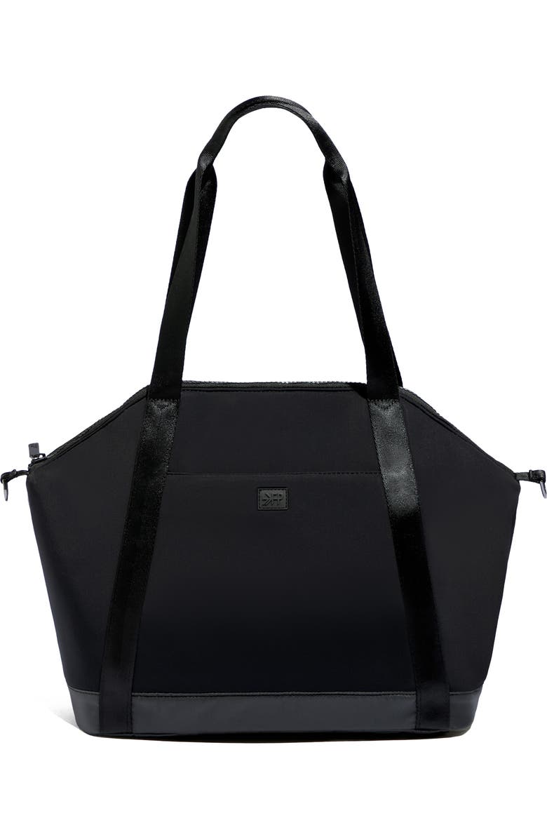 Freshly Picked Seoul Neoprene Diaper Bag Tote, Main, color, Ebony