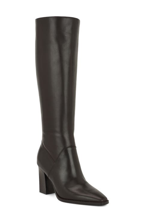 Zetta Leather Knee High Boot