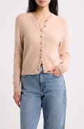 Madewell Shrunken Cotton Blend Cardigan
