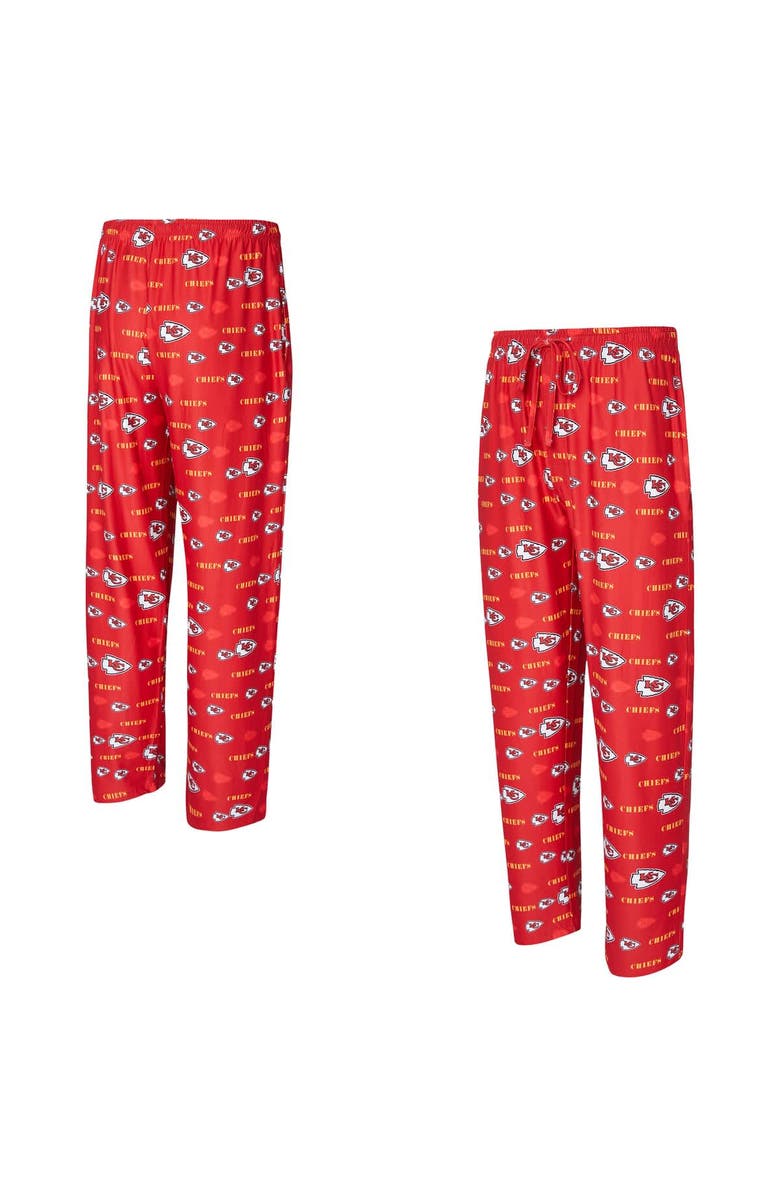 CONCEPTS SPORT Men's Concepts Sport Red Kansas City Chiefs Mosaic All Over Print Pants, Main, color, Red