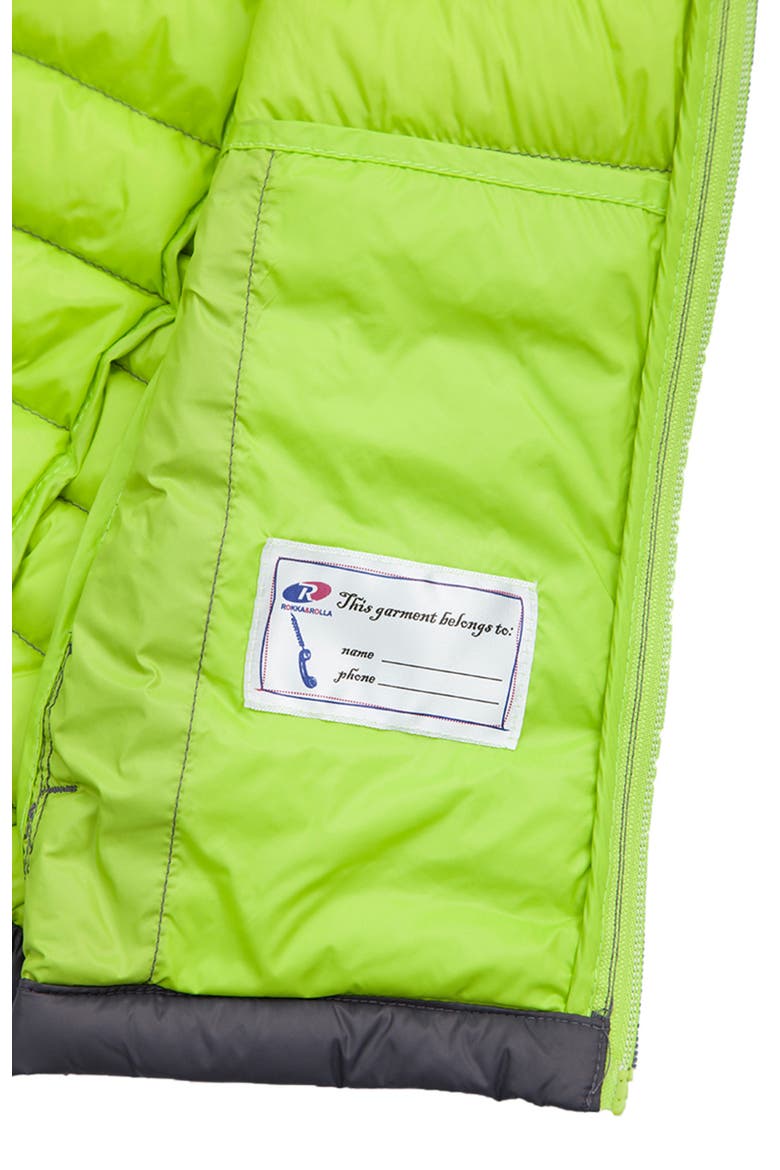 Kids' Ultra Light Packable Down Jacket, Alternate, color, Charcoal grey