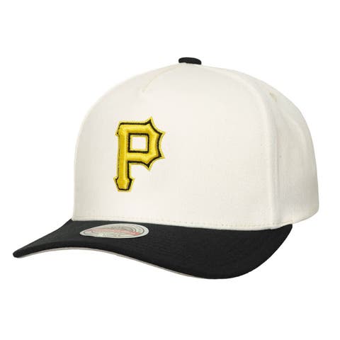 Men's Mitchell & Ness Cream Pittsburgh Pirates Stretch-Snapback Hat