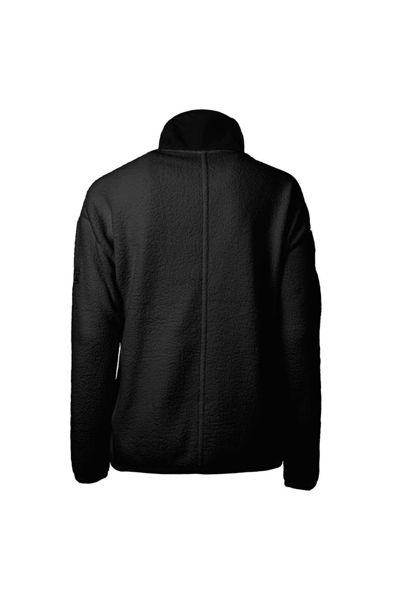 Women's Cutter & Buck Black Michigan State Spartans Cascade Eco Sherpa Full-Zip Fleece Jacket, Alternate, color, Black
