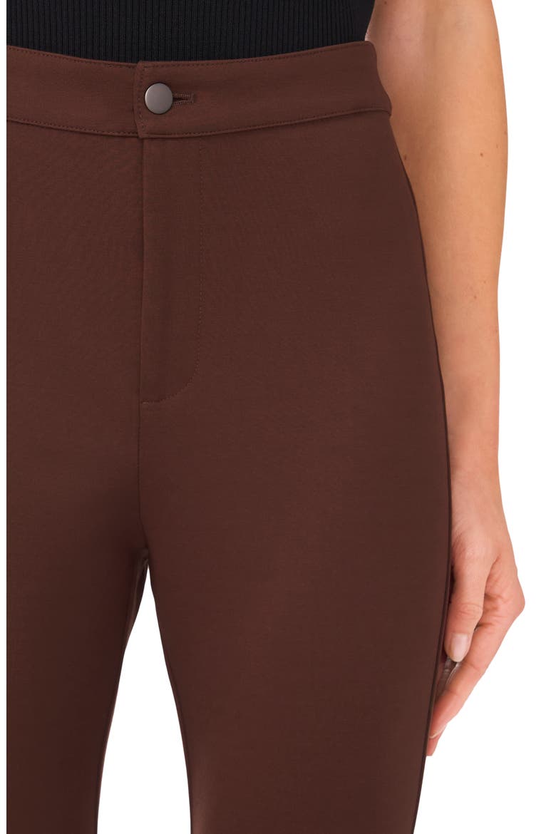 Fenlinda High Waist Ponte Pants, Alternate, color, CHICORY COFFEE