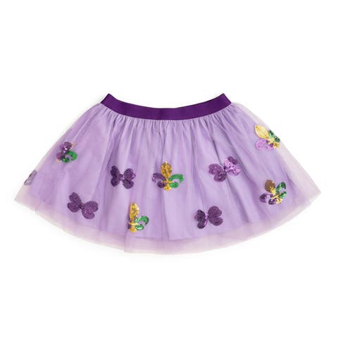 Fleur De Lis Sequin Mardi Gras Tutu (Baby, Toddler, Little Kid & Big Kid)