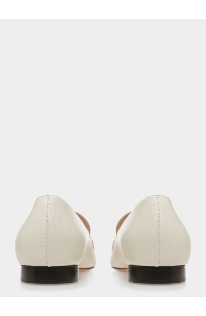 Bally Daily Emblem Loafers In Leather, Alternate, color, White