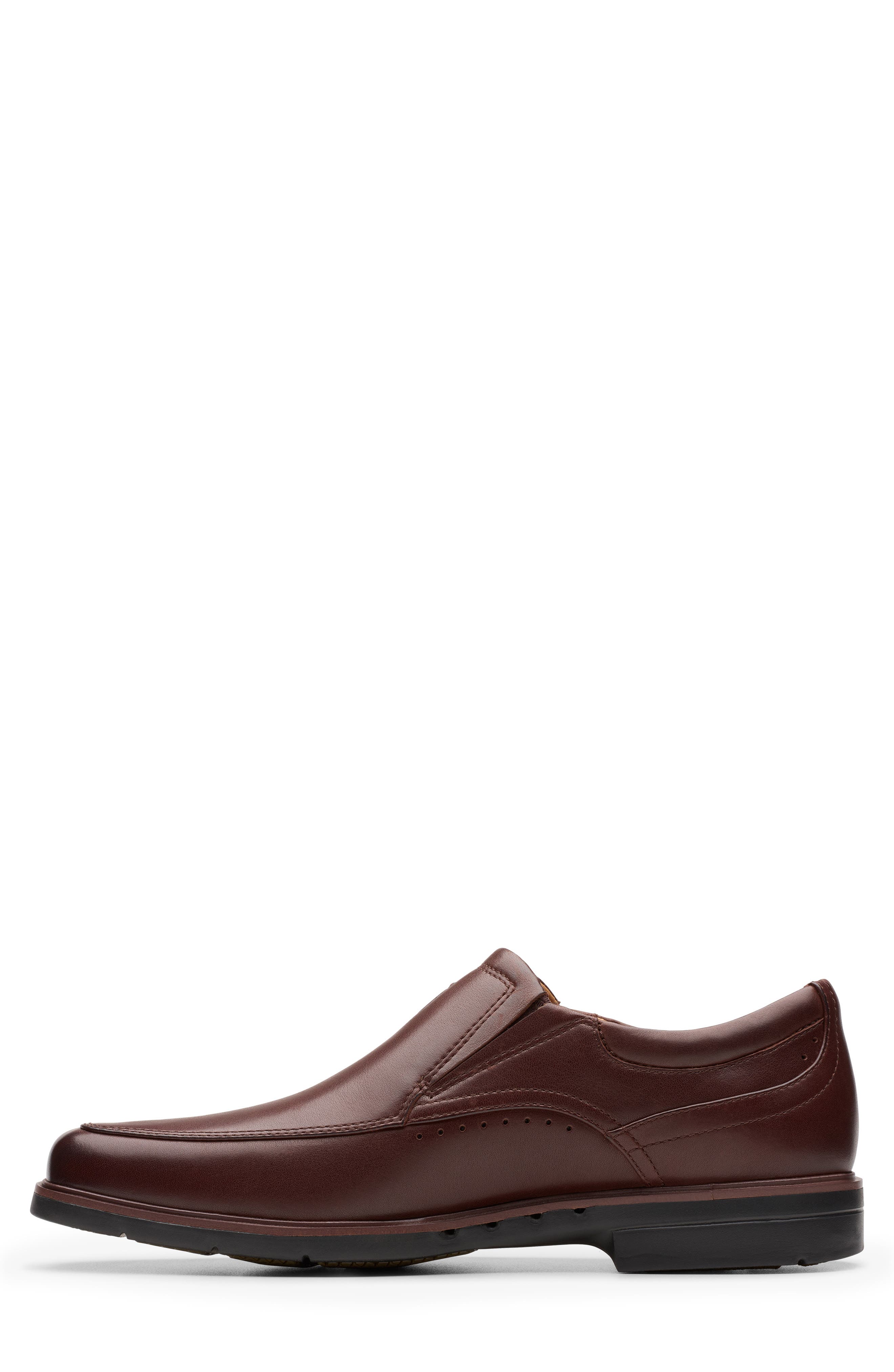 Un Kendric Go Leather Loafer, Alternate, color, MAHOGANY LEATHER