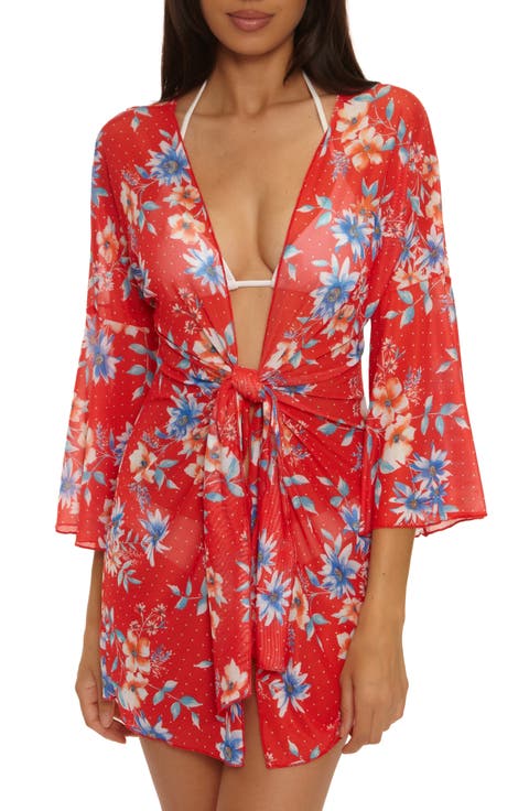 Countryside Floral Convertible Mesh Cover-Up