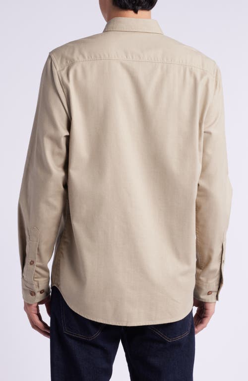 Nordstrom Tech-smart Trim Fit Check Stretch Button-down Shirt In Tan Burro
