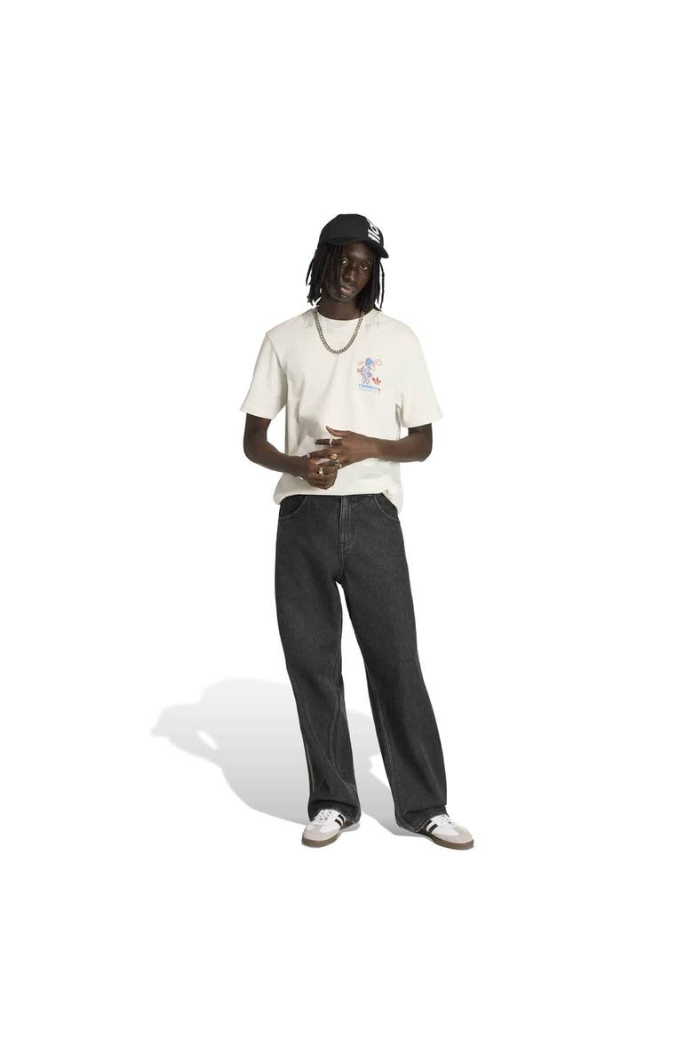 adidas Men's adidas  White 1998 FIFA World Cup Footix Mascot T-Shirt, Alternate, color, White