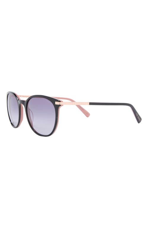 Ted Baker 53mm Round Sunglasses In Purple