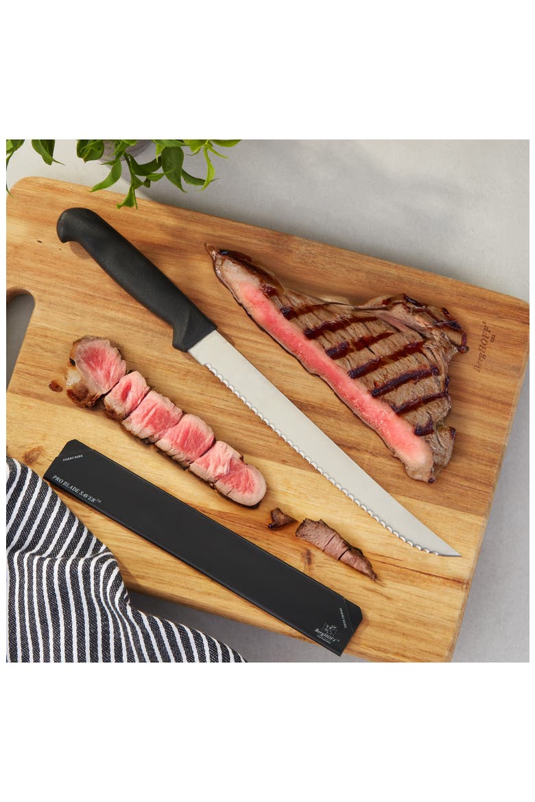 Soft Grip 3-Piece Stainless Steel Knife Set, Alternate, color, BLACK/ SILVER