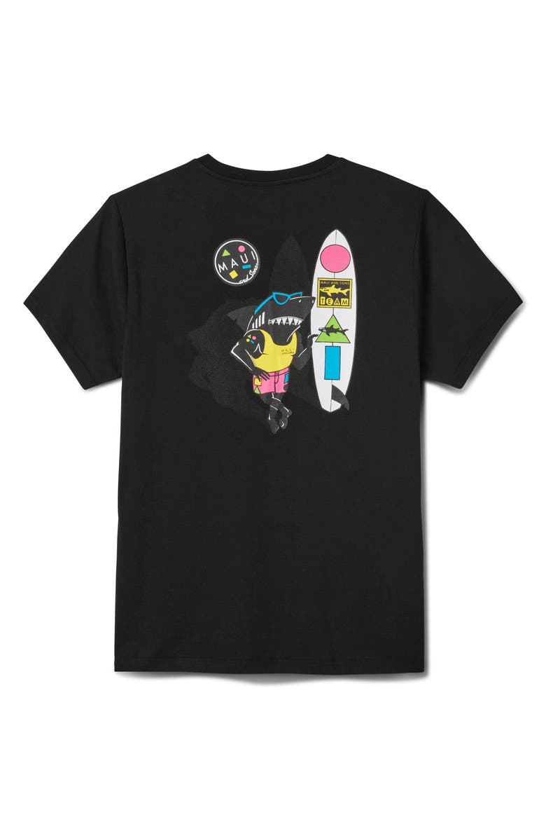 Maui & Sons Arnold Sharkley Graphic T-Shirt, Alternate, color, Black