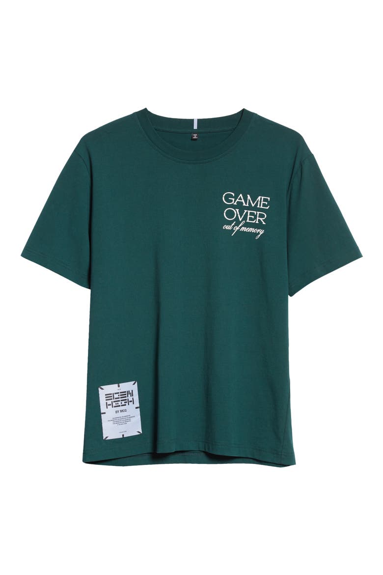 Game Over Graphic Tee, Alternate, color, VARSITY GREEN