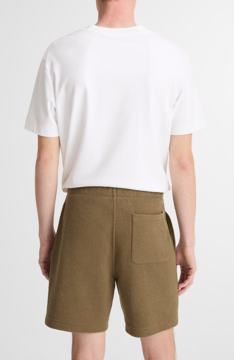 Vince Bouclé Pull-On Shorts, Alternate, color, Kalamata