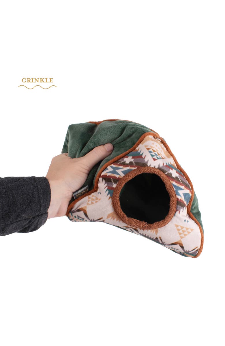 Pendleton Camp Discovery Tent Dog Toy Set, Alternate, color, Green