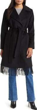 Sam Edelman Fringe Wrap Coat