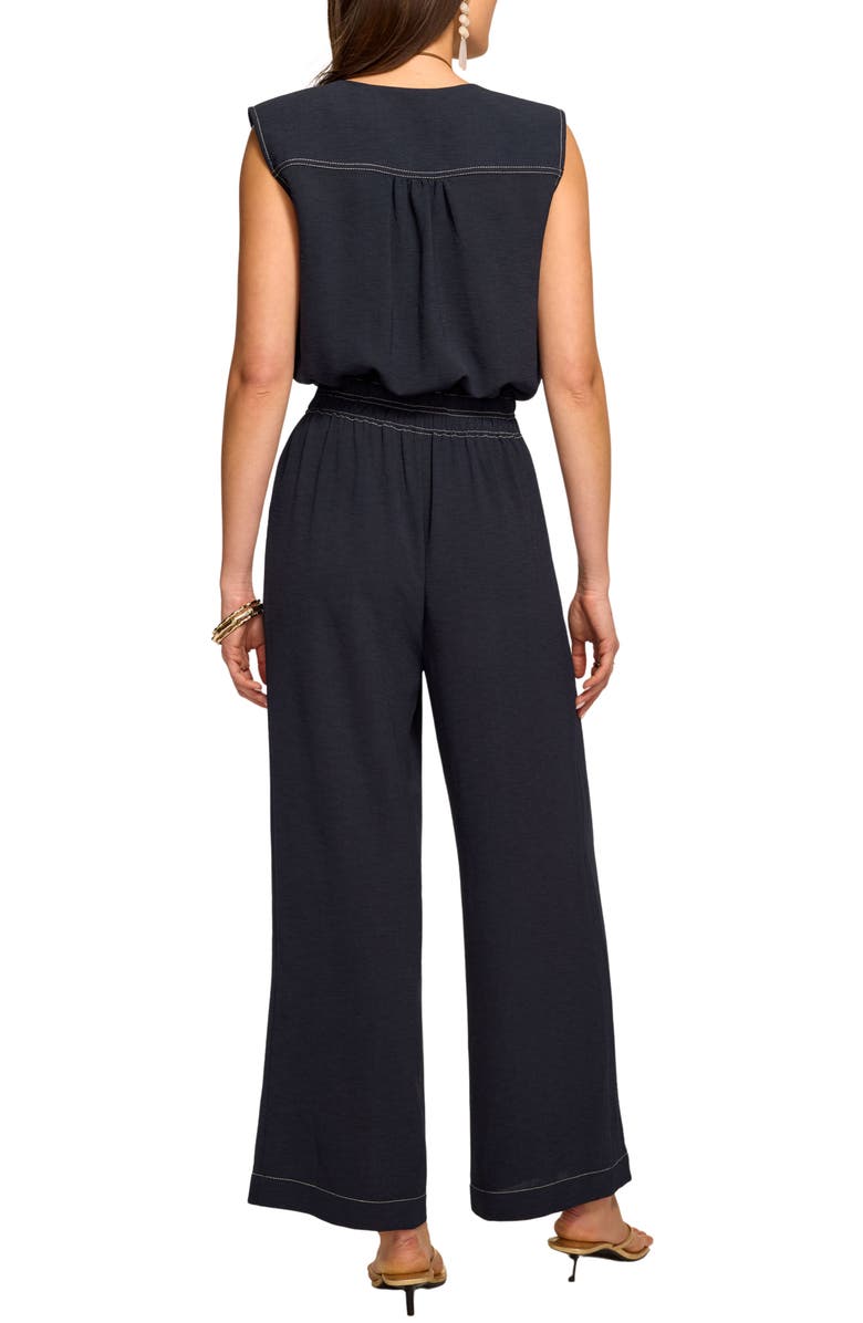 Ramy Brook Astrid Sleeveless Jumpsuit, Alternate, color, Navy