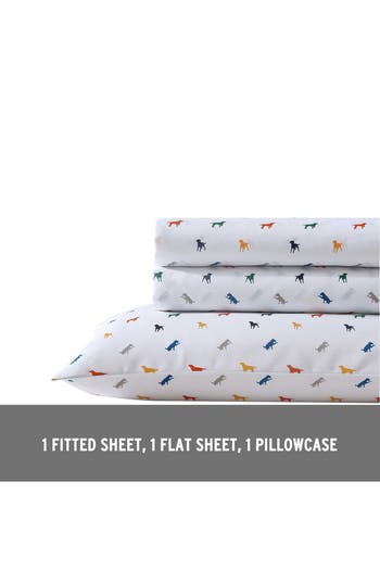 Eddie Bauer Buddy The Dog Sheet Set in White at Nordstrom Rack, Size Twin