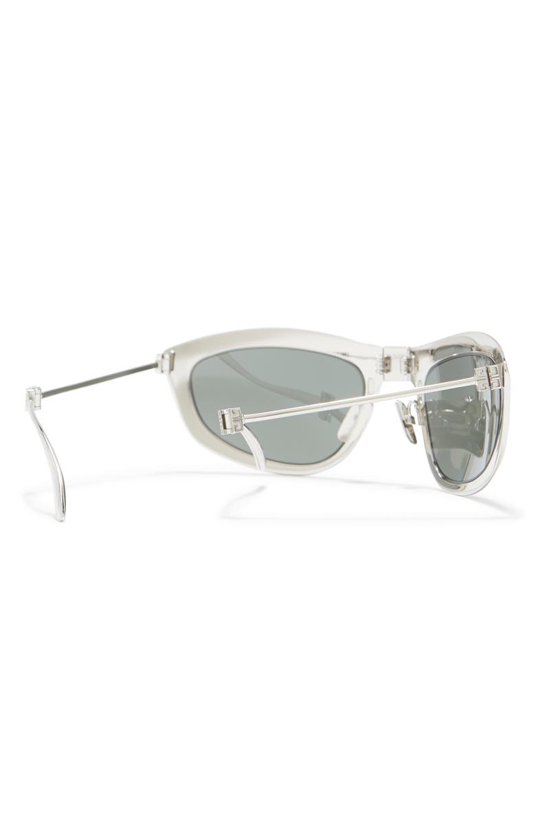 Givenchy 57mm Rectangle Sunglasses, Alternate, color, 
