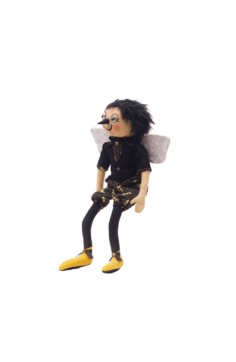 Gallerie II Buzzy Bee Gathered Traditions Joe Spencer's Figurine Doll 22", Alternate, color, Black