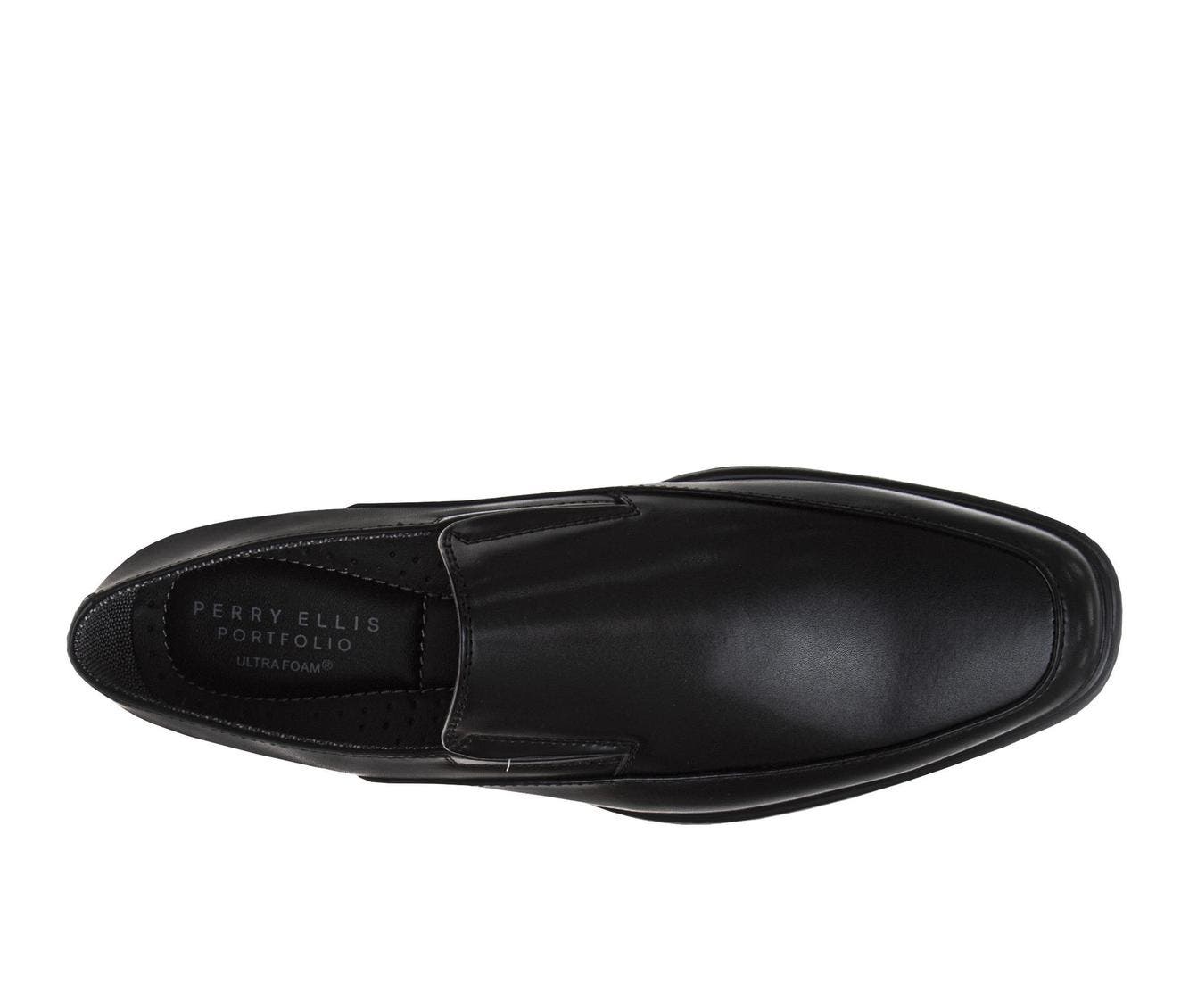 Perry Ellis Men’s Premium Classic Oxford Dress Shoes  Elegant and Comfortable, Alternate, color, Black