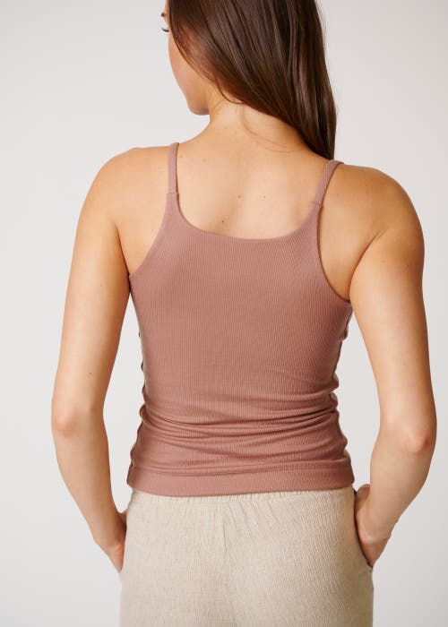 Leisure Lab Womens Tank Top In Cinnamon