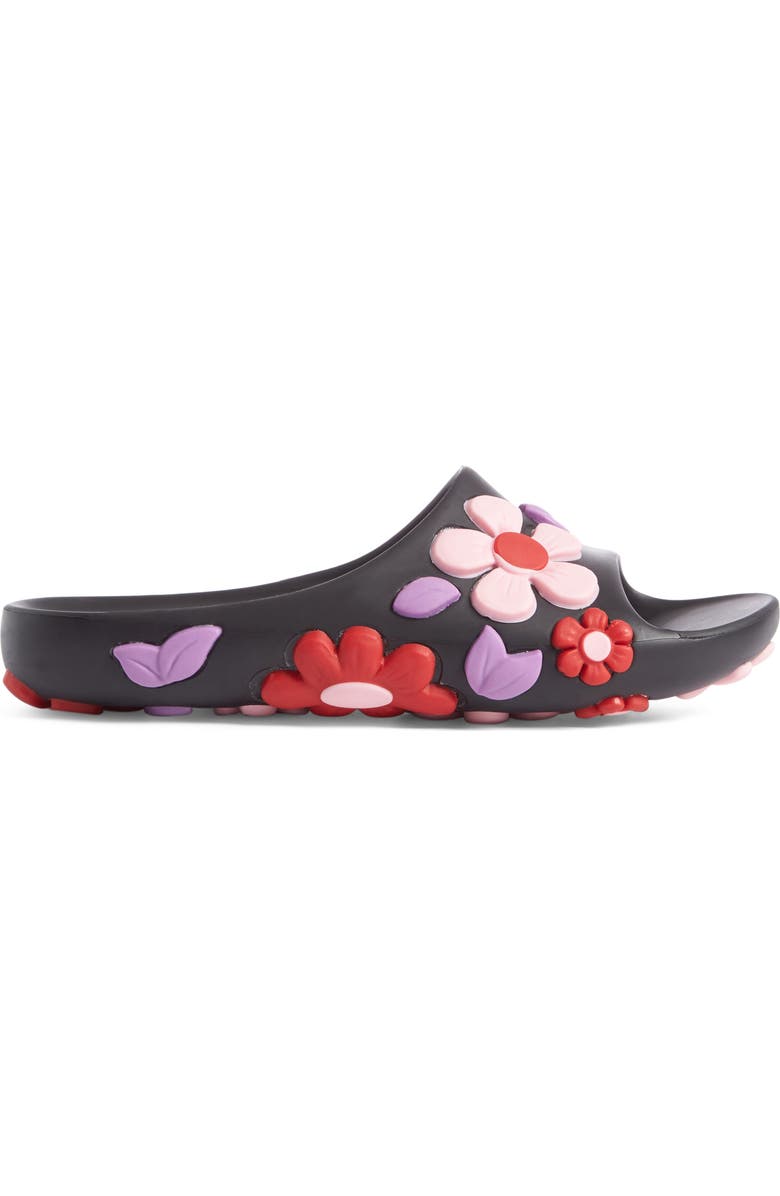 Prada Floral Slide Sandal, Alternate, color,