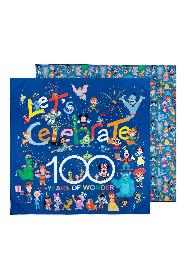 x Disney Roll & Go Blanket, Main, color, DISNEY 100 YEARS CELEBRATION