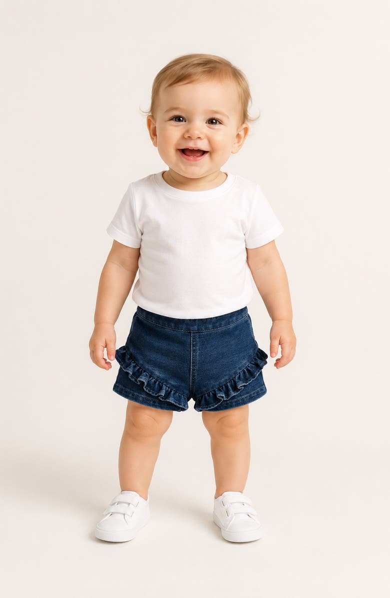 Habitual Kids Ruffle Shorts, Alternate, color, Dark Stone