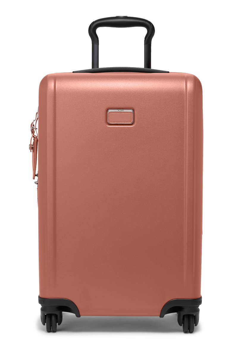 Expandable Carry On Suitcase, Main, color, CINNEBAR TEXTURE