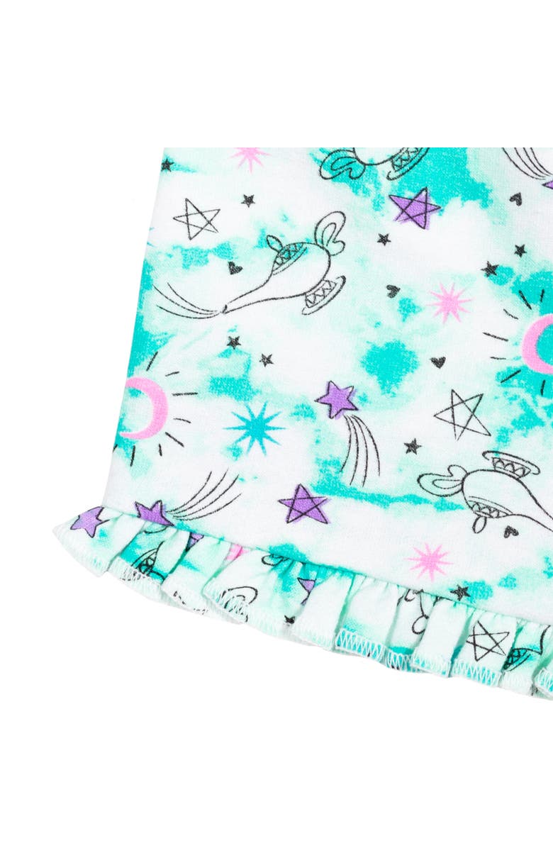 Disney T-Shirt & French Terry Shorts Set, Alternate, color, Princess Jasmine Green Green