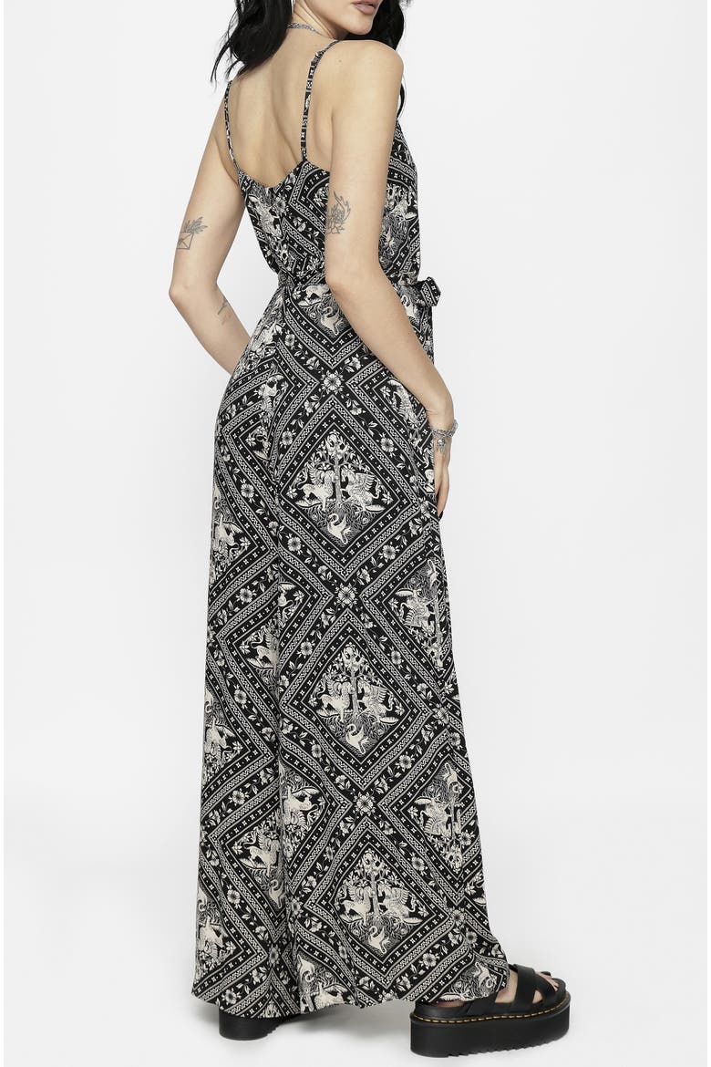 Hexweave Wide Leg Cami Jumpsuit, Alternate, color, Black