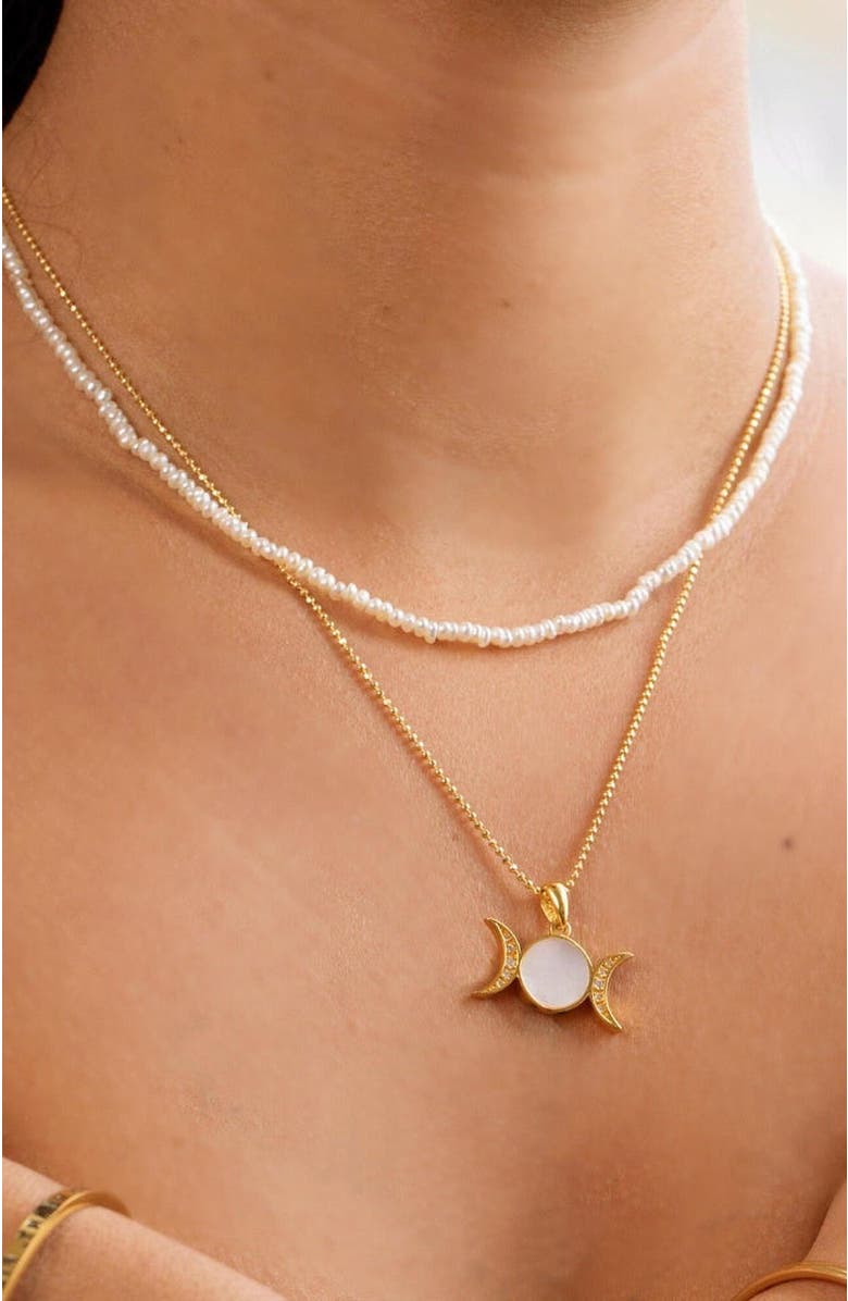 Mantra Little Things Pearl Chain, Alternate, color, Pearl