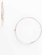 LANA Lana Jewelry 'Large Flat Magic' Diamond Hoop Earrings