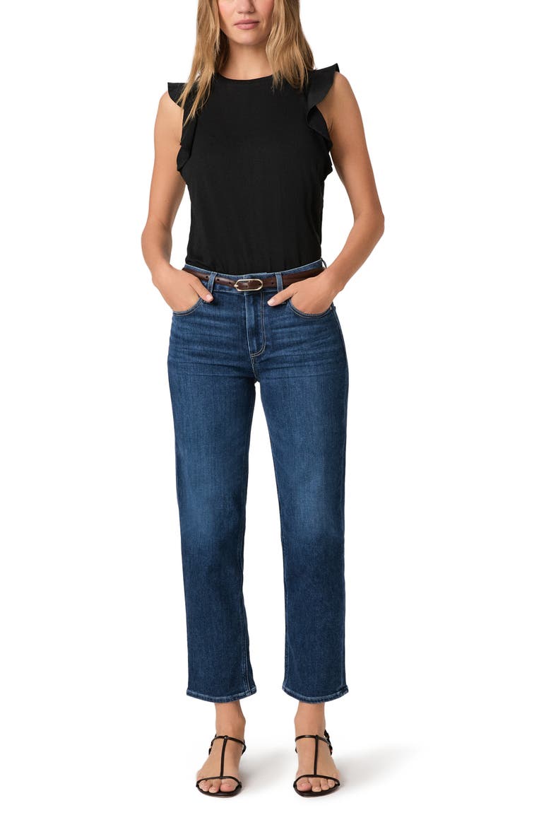 Mason Mid Rise Ankle Straight Leg Jeans, Alternate, color, NEUTRA
