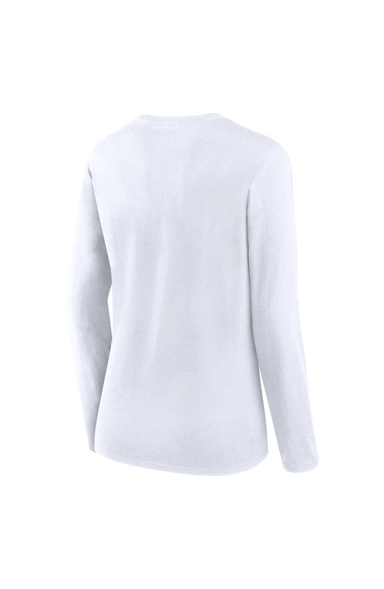 FANATICS Women's Fanatics Branded White Cleveland Guardians Long Sleeve T-Shirt, Alternate, color, White