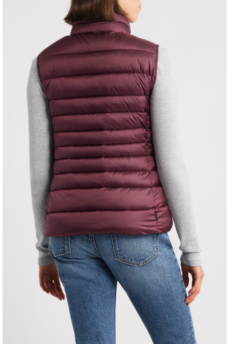 Lynn Quilted Puffer Vest, Alternate, color, WINE RED