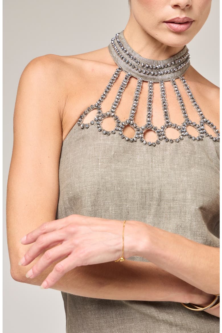 Clarissa Dress, Alternate, color, Olive