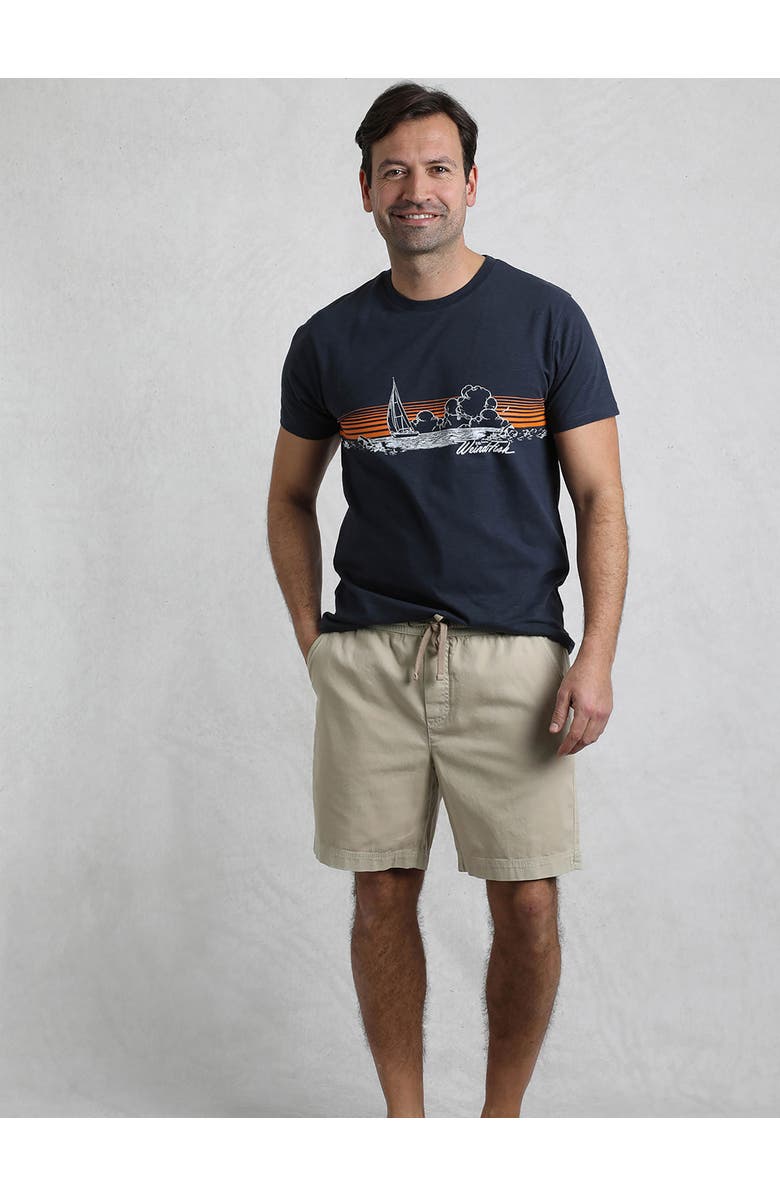 Weird Fish Weston Relaxed Canvas Shorts, Main, color, Flint Stone