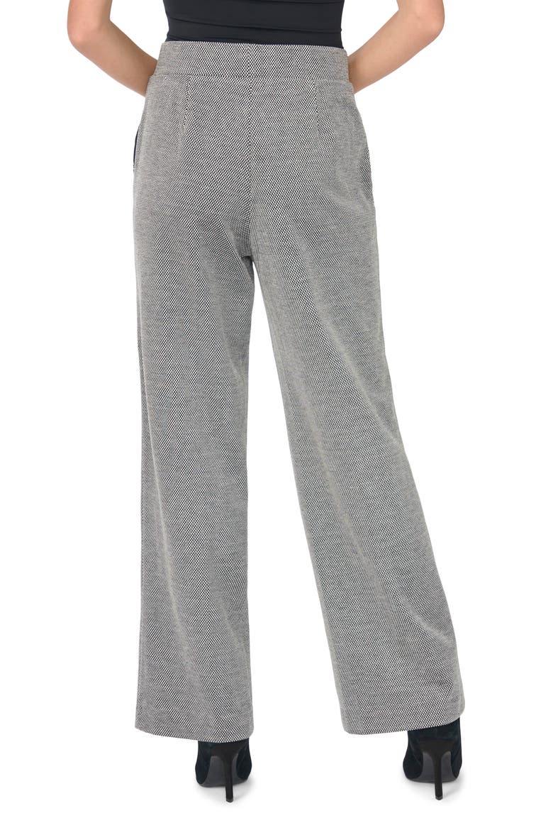Pintuck Wide Leg Pull-On Pants, Alternate, color, RICH BLACK